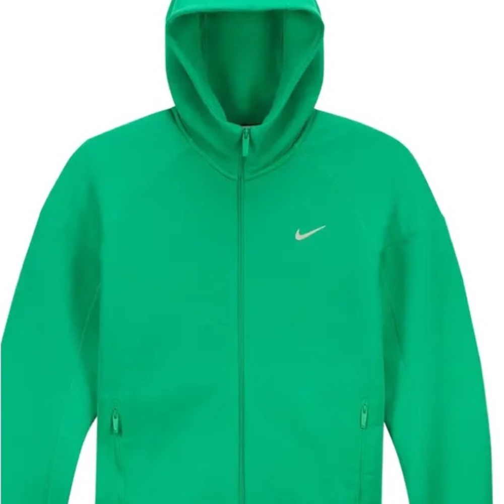 Green Nike Zip-up Hoodie